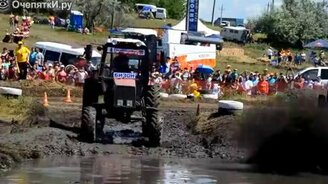 Кадры с тракторных гонок - смотреть видео (3:50)