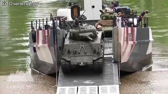 Танки на радиоуправлении - смотреть видео (9:15)