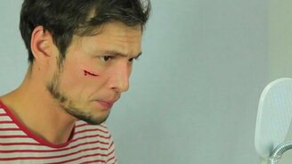 Как сделать правдоподобный шрам - смотреть видео (7:14)