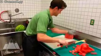 Мастера скоростной нарезки. - смотреть видео (5:44)