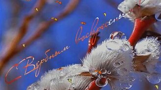 С Вербным воскресеньем! - смотреть видео (1:11)