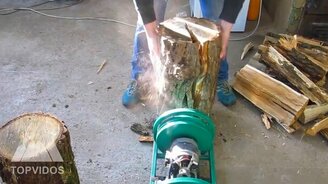 Разные механизмы для колки дров - смотреть видео (13:40)