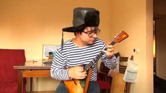 Песня "Снег" на балалайке и гитаре - смотреть видео (2:47)