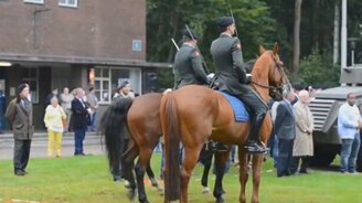 Нырнула в кусты вместе со всадником - смотреть видео (0:22)