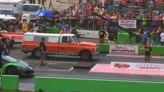 Неожиданно резкий рывок - смотреть видео (0:43)