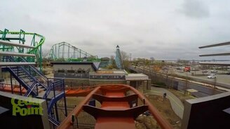 Самая высокая ныряющая горка в мире - смотреть видео (2:07)