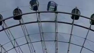 Когда не хватает адреналина на чёртовом колесе - смотреть видео (0:22)