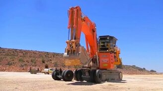 Как перевезти экскаватор - смотреть видео (3:21)