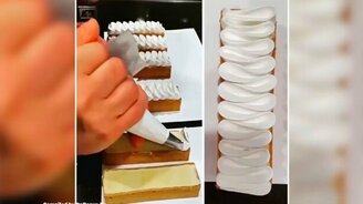 Украшательство тортиков - смотреть видео (8:48)