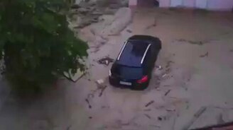 Мощное наводнение в Германии - смотреть видео (1:13)