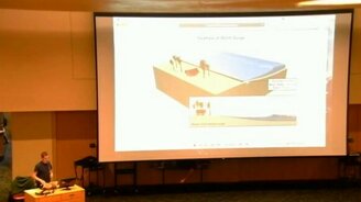 Студент уснул и упал - смотреть видео (0:37)