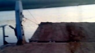 Паром в русской глубинке - смотреть видео (0:52)