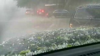 Град во Владикавказе - смотреть видео (2:34)