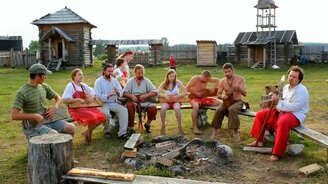 Одновременная игра на гуслях - смотреть видео (6:48)