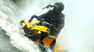 Эффектные моменты на квадроциклах - смотреть видео (3:17)