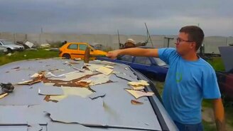 Некачественная покраска иномарки - смотреть видео (0:39)