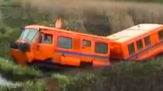 Вездеход-болотоход - смотреть видео (1:04)