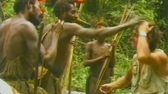 Племя знакомится с белым человеком - смотреть видео (14:50)