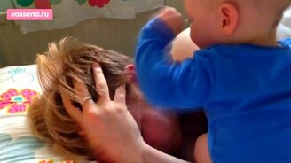 Приколы с детьми и их папами - смотреть видео (1:28)