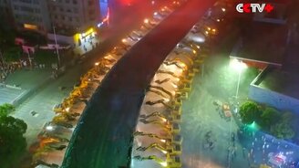 Масштабный снос участка дороги - смотреть видео (1:43)