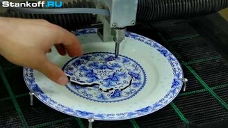 Станок гидроабразивной резки - смотреть видео (4:20)