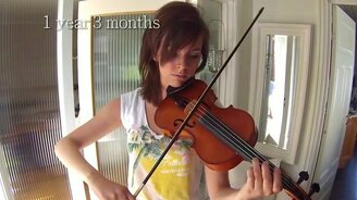 Как я училась игре на скрипке - смотреть видео (4:44)