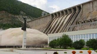 Слив воды на плотинах - смотреть видео (9:47)