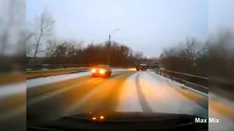 Когда прицеп занесло - смотреть видео (5:15)