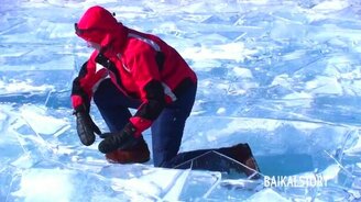 Музыка байкальского льда - смотреть видео (4:26)