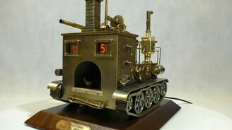 Часы в виде боевой печи - смотреть видео (3:05)