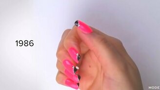 История маникюра за столетие - смотреть видео (2:20)
