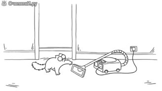 Кот Саймона и монстр - смотреть видео (1:29)