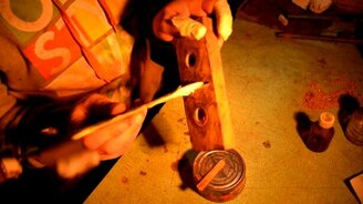 Кухонный нож из напильника - смотреть видео (6:00)