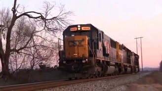 Лопнувший рельс - смотреть видео (0:49)