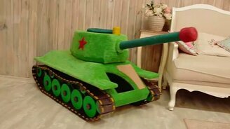 Дом-танк для кота - смотреть видео (2:00)