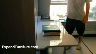 Отличный стол-кровать - смотреть видео (0:43)