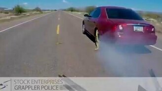 Как остановить авто преступника - смотреть видео (3:34)