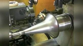 Делаем конус из листа стали - смотреть видео (3:31)