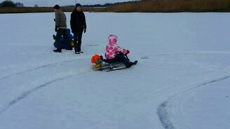 Снегоход своими руками - смотреть видео (4:32)