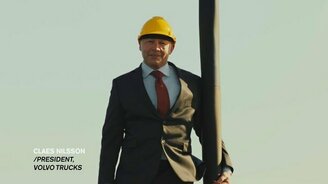 Президент "Вольво" показывает трюк - смотреть видео (0:50)