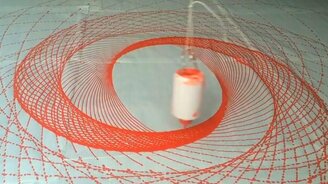 Опыт с краской и маятником - смотреть видео (4:11)