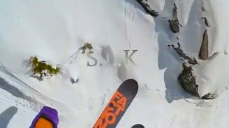 Невероятные трюки на лыжах - смотреть видео (2:49)