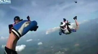 Прыгун потерял сознание - смотреть видео (1:52)