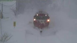 Чистка ж/д полотна - смотреть видео (1:55)