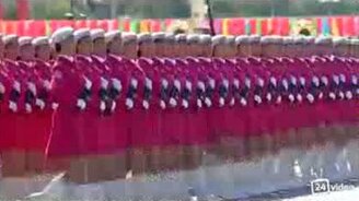 Военный парад в Китае - смотреть видео (1:33)