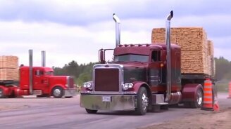 Очень мощные грузовики - смотреть видео (3:01)