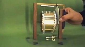 Вечный двигатель "Свободная энергия" - смотреть видео (4:10)