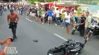 Сборник неудач мотоциклистов - смотреть видео (1:13)