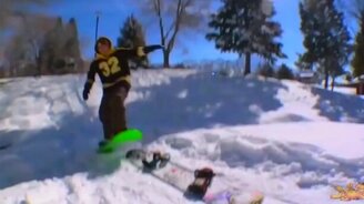 Невероятные трюки на сноубордах - смотреть видео (12:45)