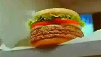 Японская реклама бургеров - смотреть видео (0:54)